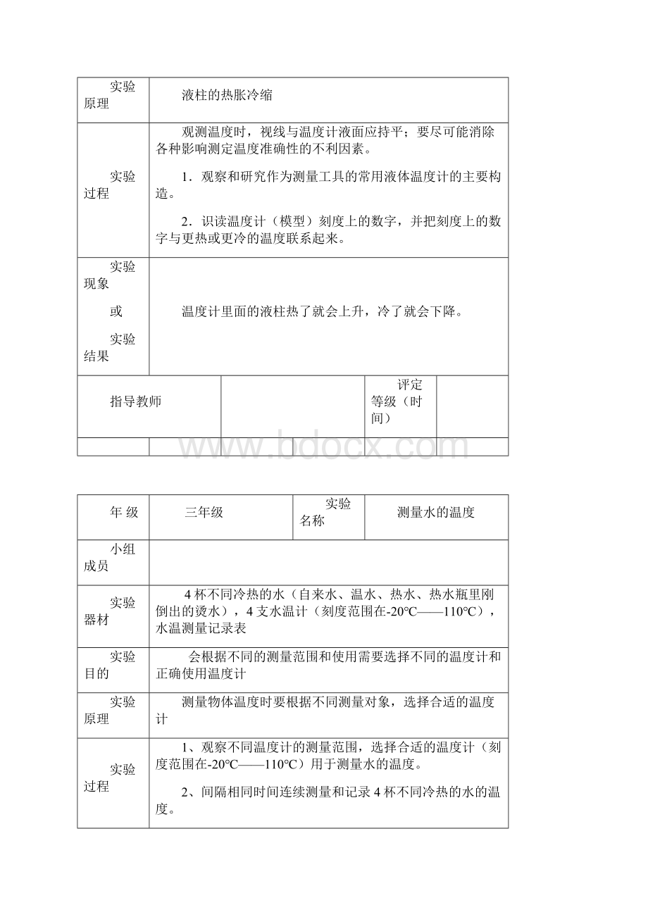 最新教科版科学三年级下册实验报告单.docx_第3页