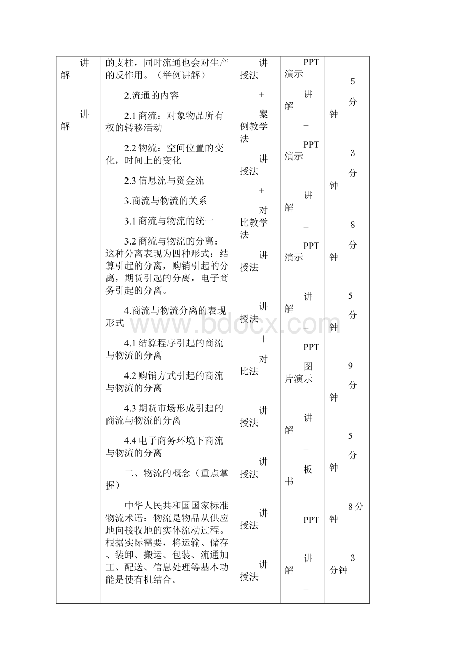 最新物流学教案优秀教案.docx_第3页