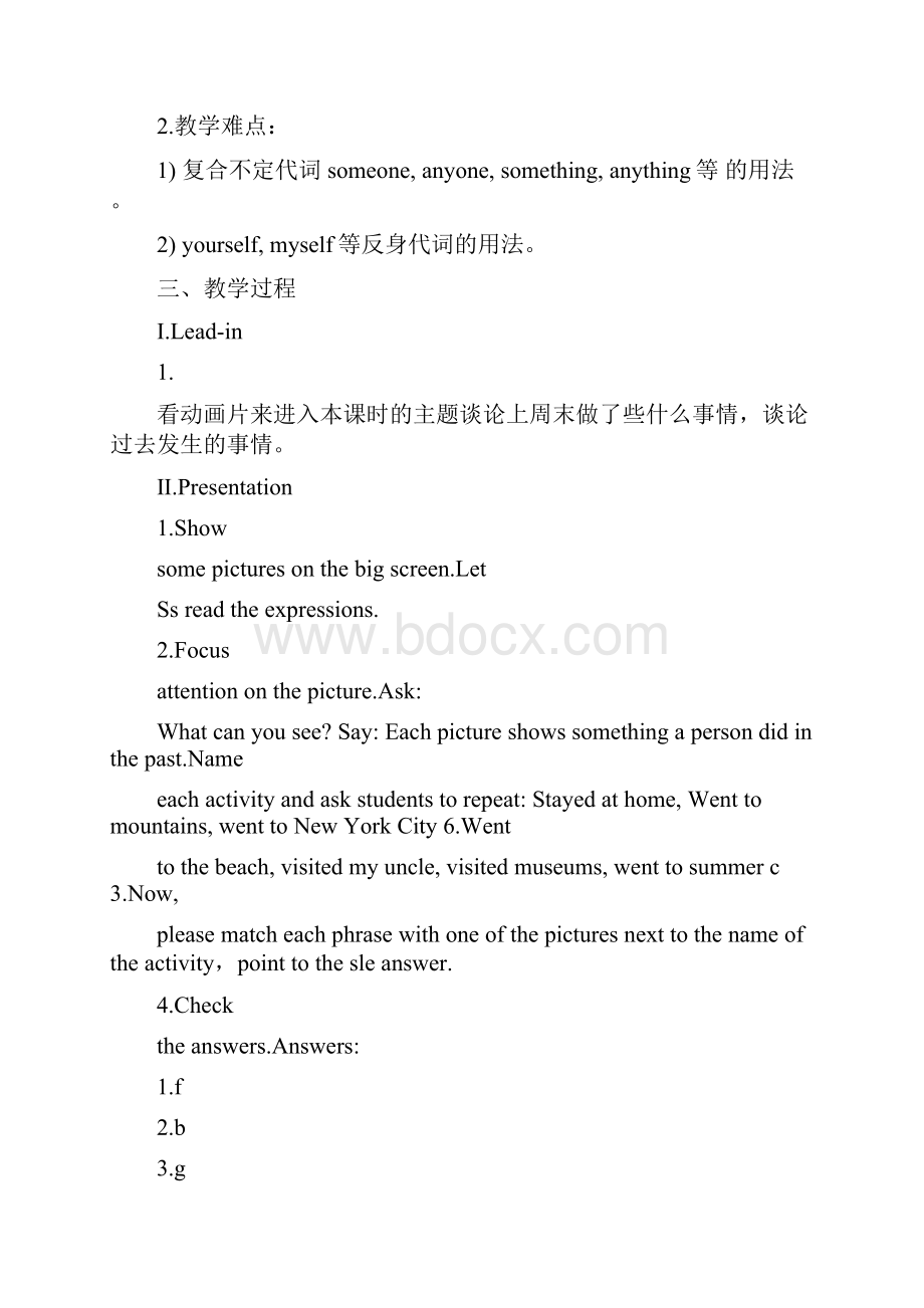 Unit1Wheredidyougoonvacation教案.docx_第2页