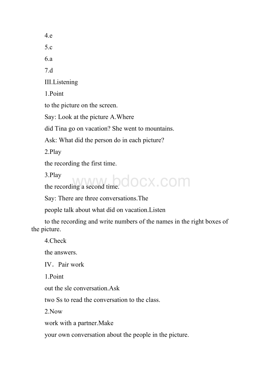 Unit1Wheredidyougoonvacation教案.docx_第3页