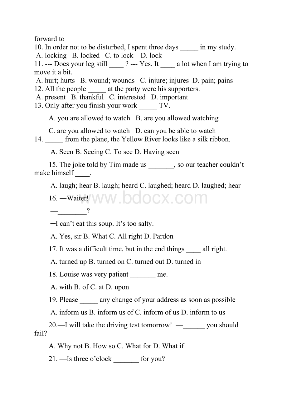 河北省乐亭一中0910学年高二上学期第一次月考英语doc.docx_第2页