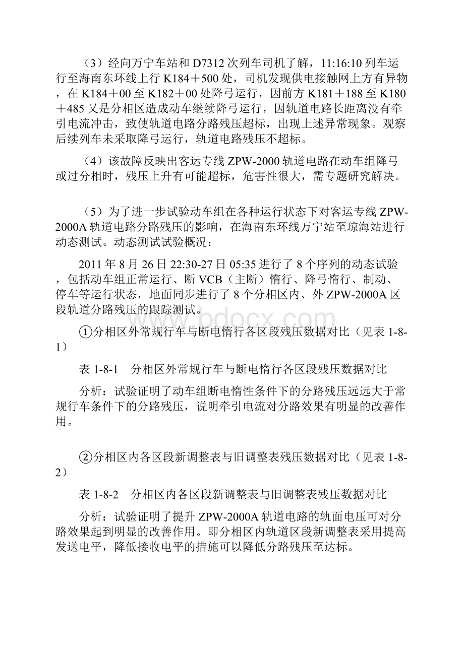 客运专线ZPWA轨道电路故障案例.docx_第2页