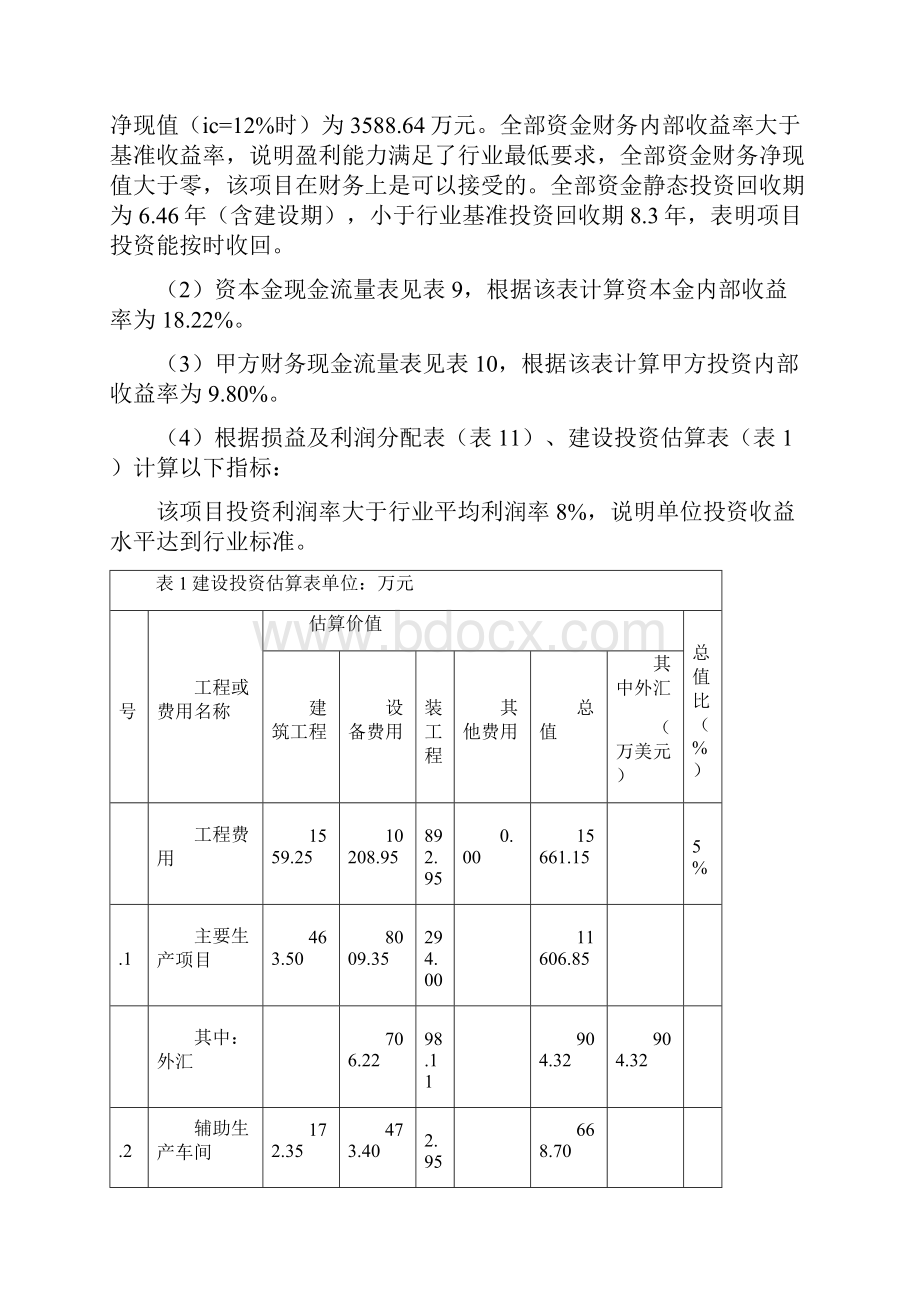 某新建工业项目财务评价案例之欧阳术创编.docx_第3页