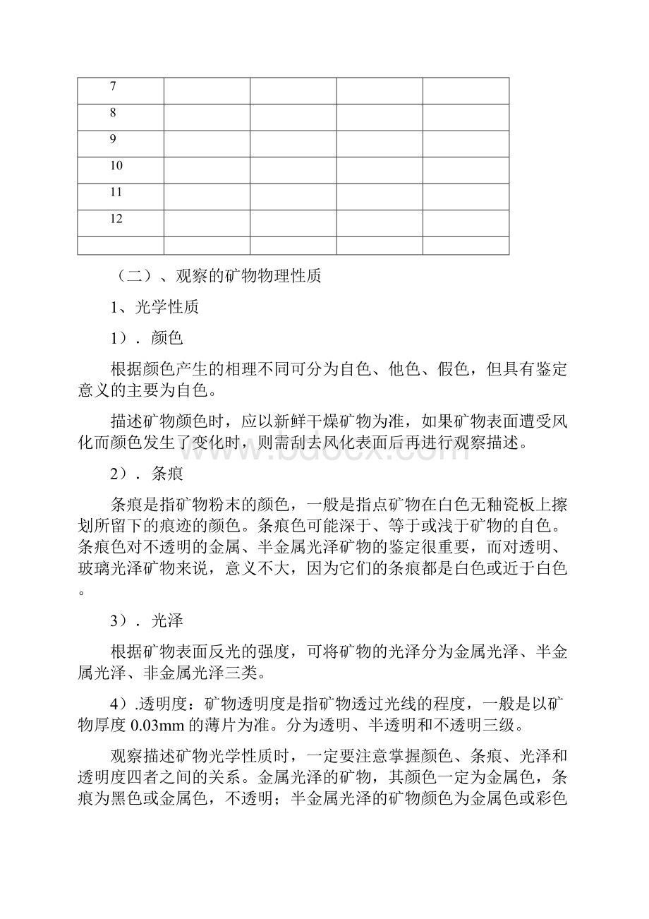 地质学室内实验课指导.docx_第2页