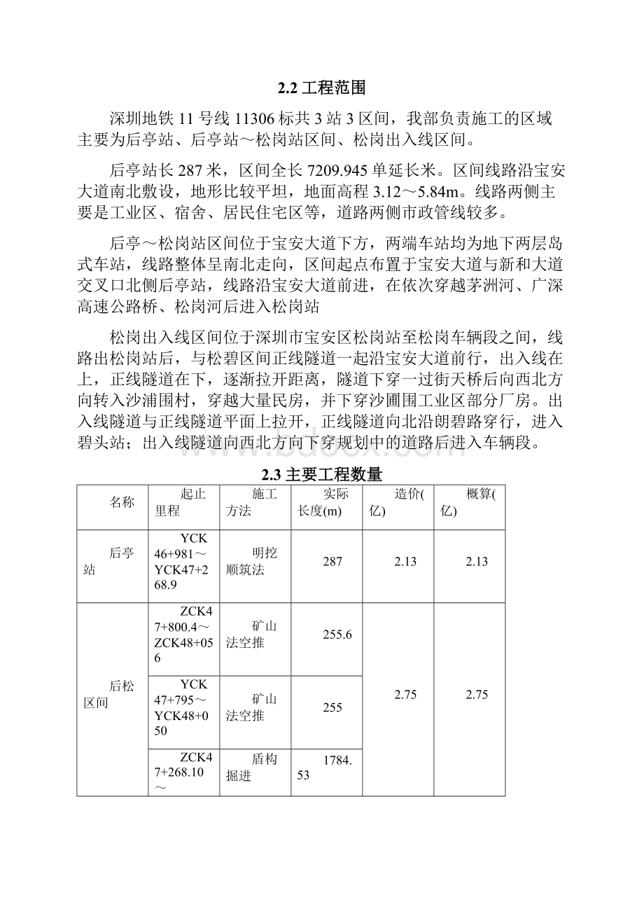 安全质量管理施工组织设计深圳项目部.docx_第3页