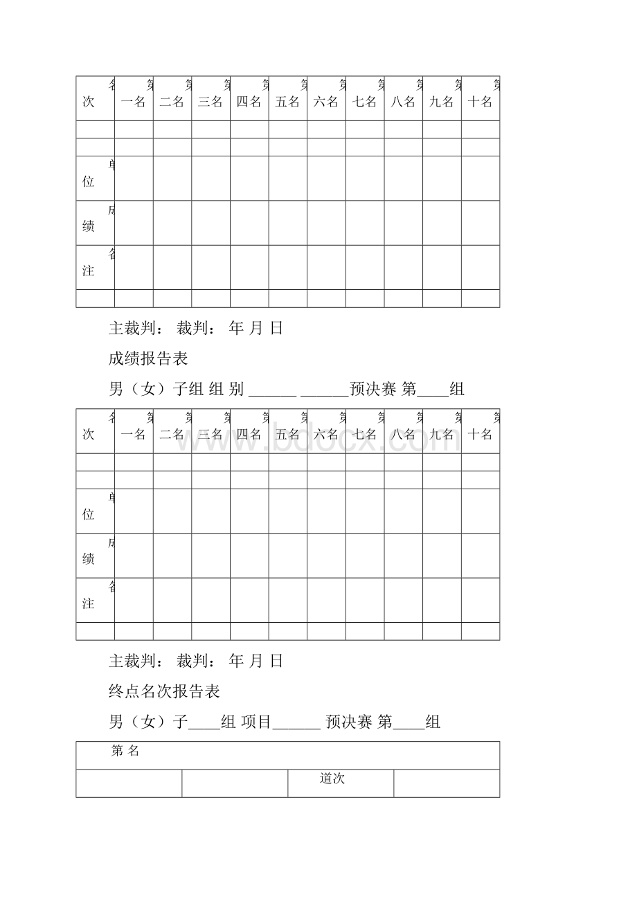 运动会记录表格样本.docx_第3页