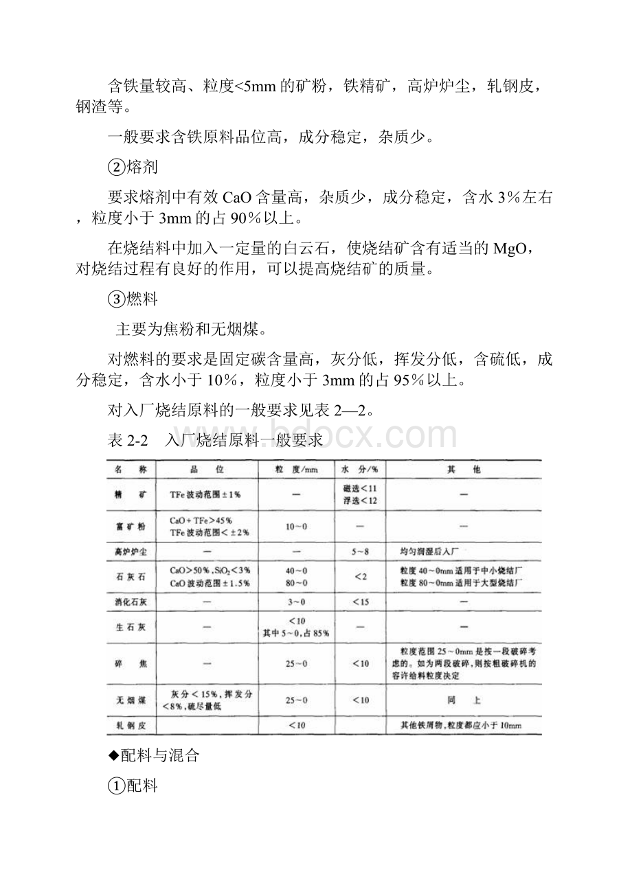 铁矿粉烧结生产工艺流程.docx_第2页