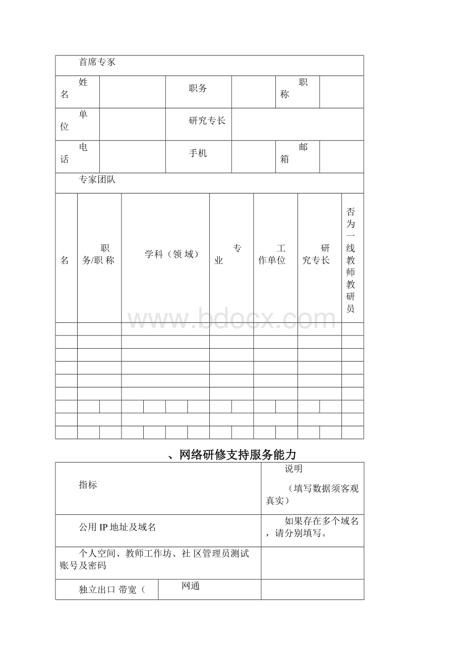 国培计划中小学幼儿园教师信息技术应用能力培训申报书.docx_第3页