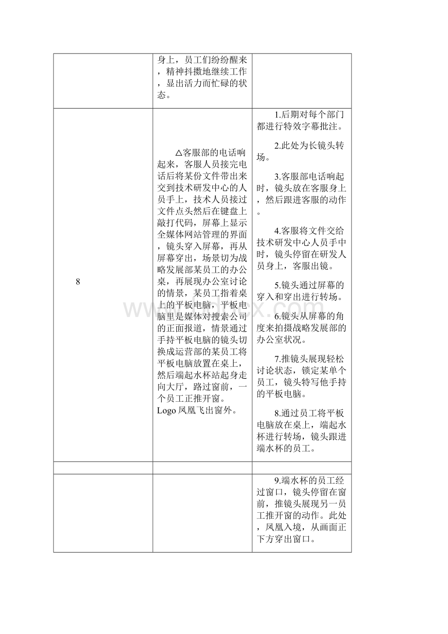 搜索科技企业宣传片分镜头脚本.docx_第2页