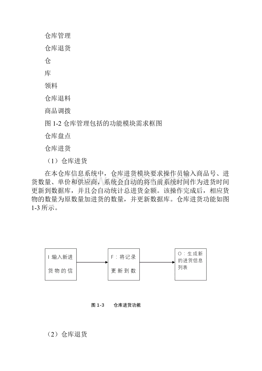 仓库仓库管理系统UML课程设计报告.docx_第3页