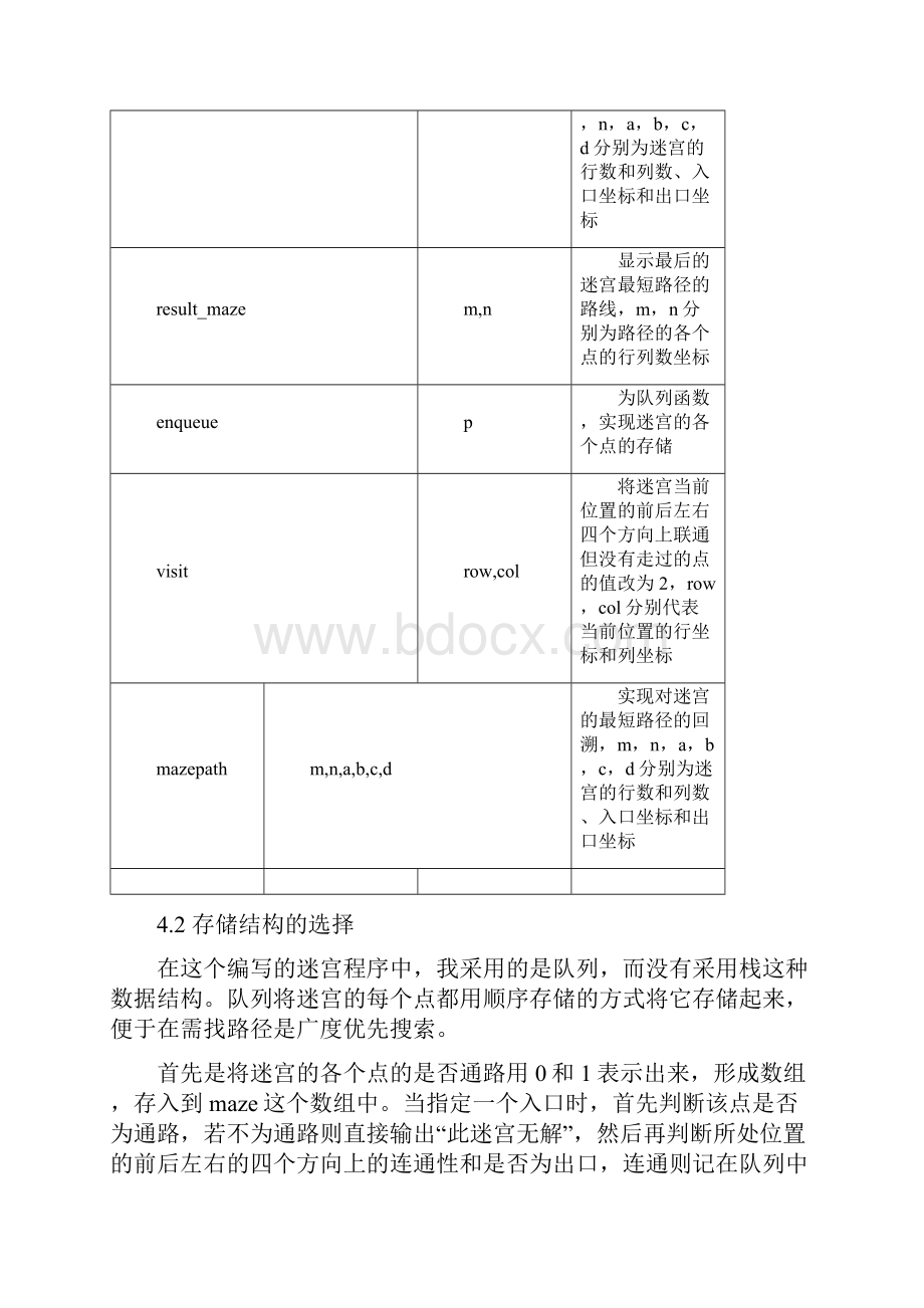 算法与数据结构课程设计漫步迷宫.docx_第3页