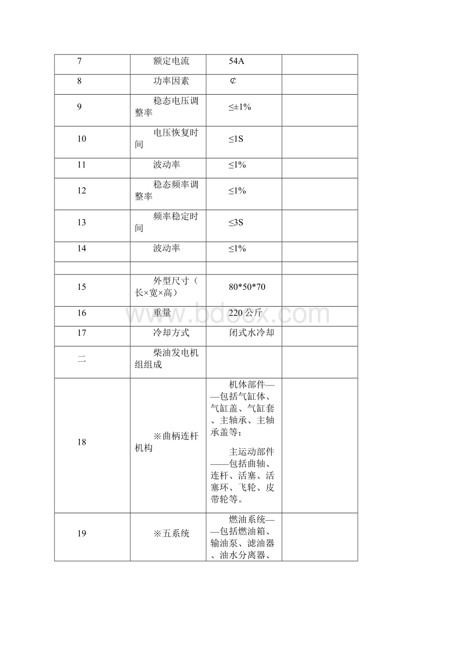 柴油发电机投标书.docx_第3页