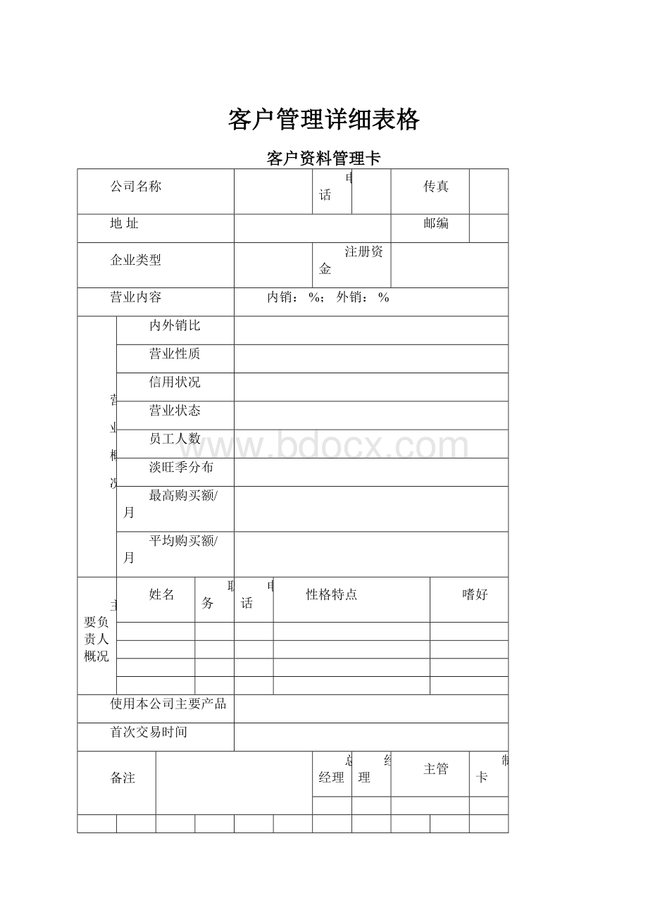 客户管理详细表格.docx