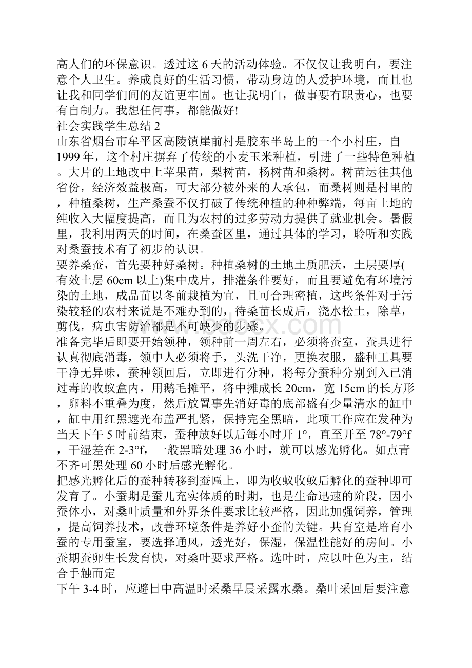 关于社会实践学生总结社会实践学生工作总结.docx_第2页