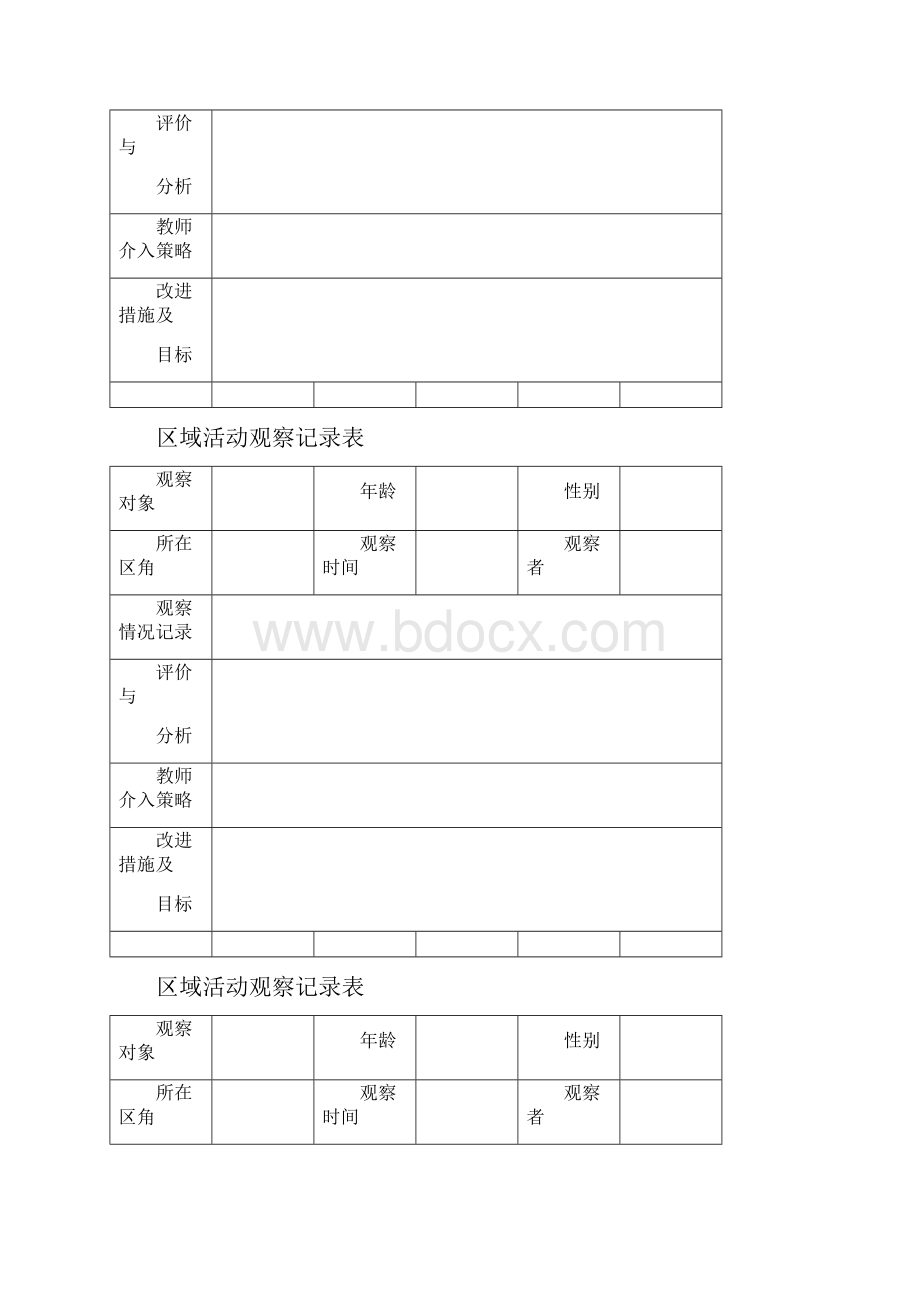 区域活动观察记录表.docx_第2页