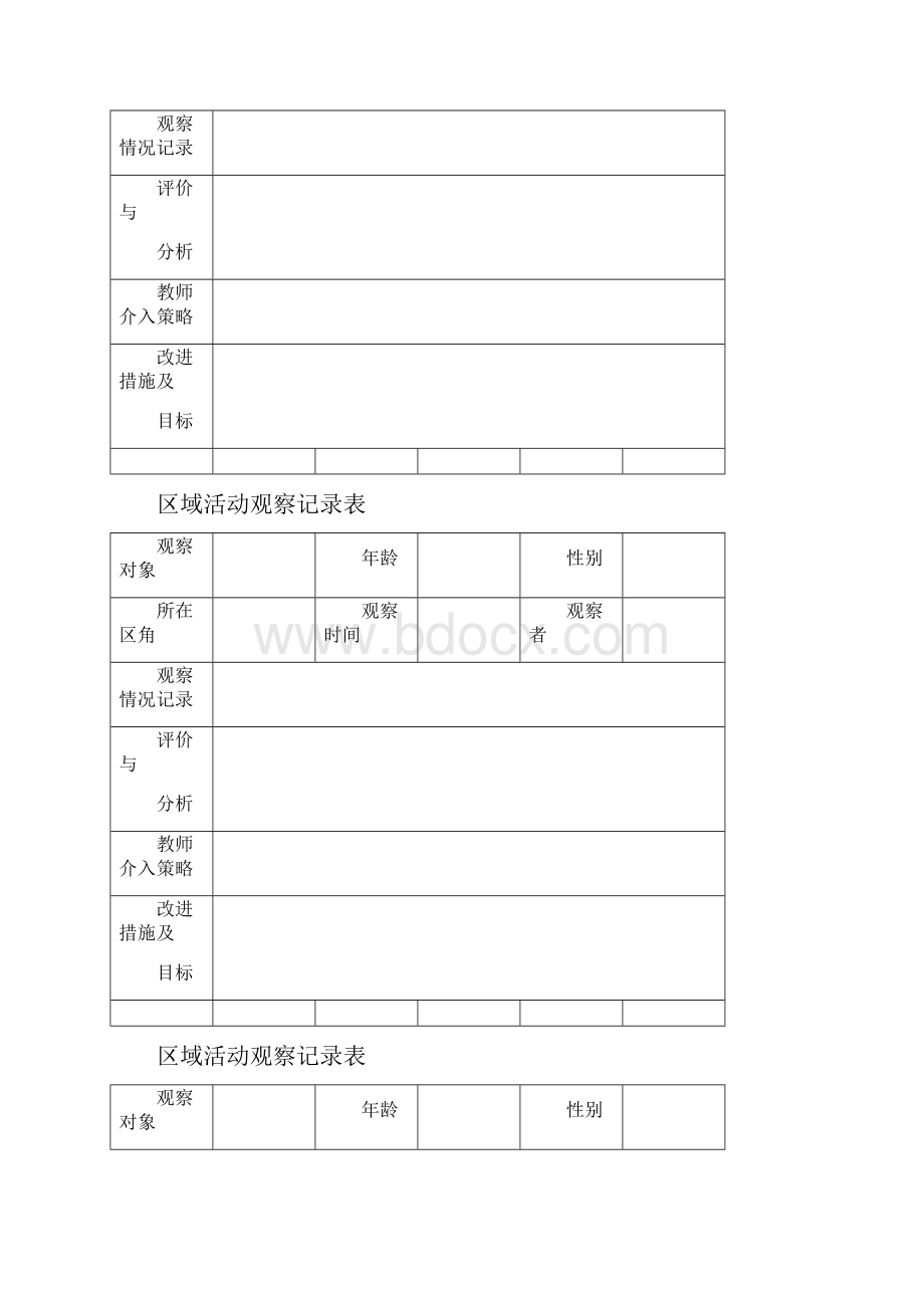 区域活动观察记录表.docx_第3页