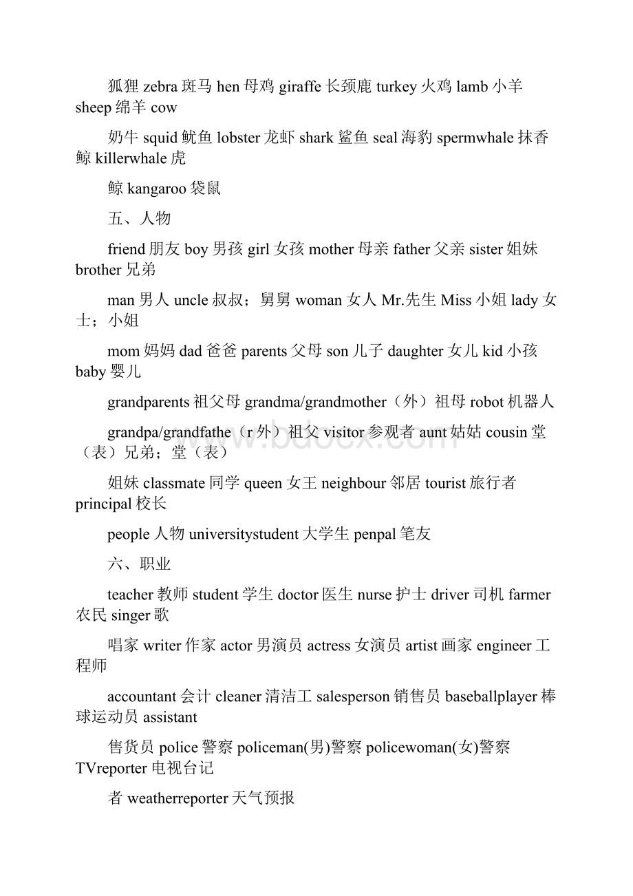 小升初英语单词汇句子.docx_第2页