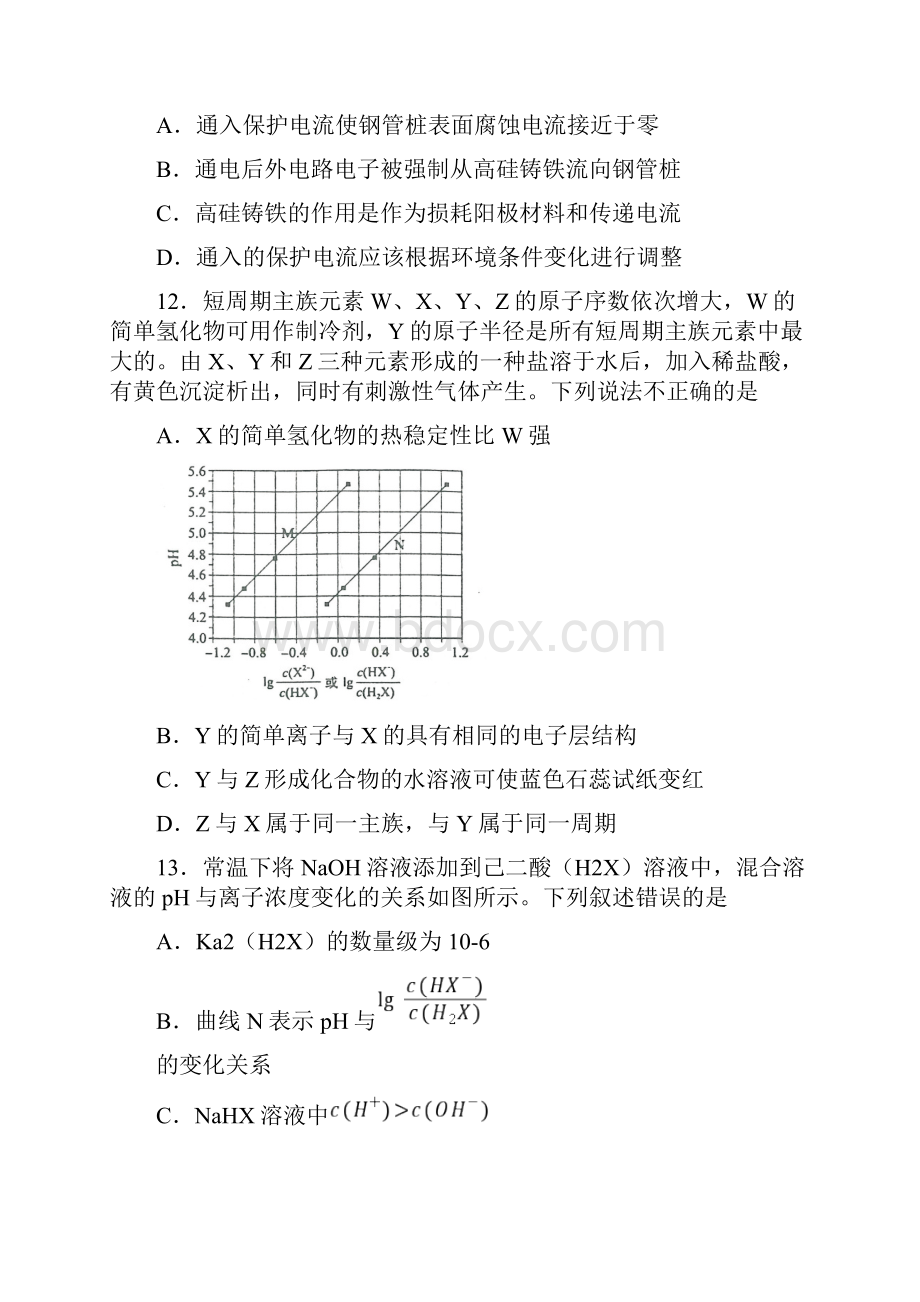 全国统一高考化学试题及答案新课标1卷.docx_第3页