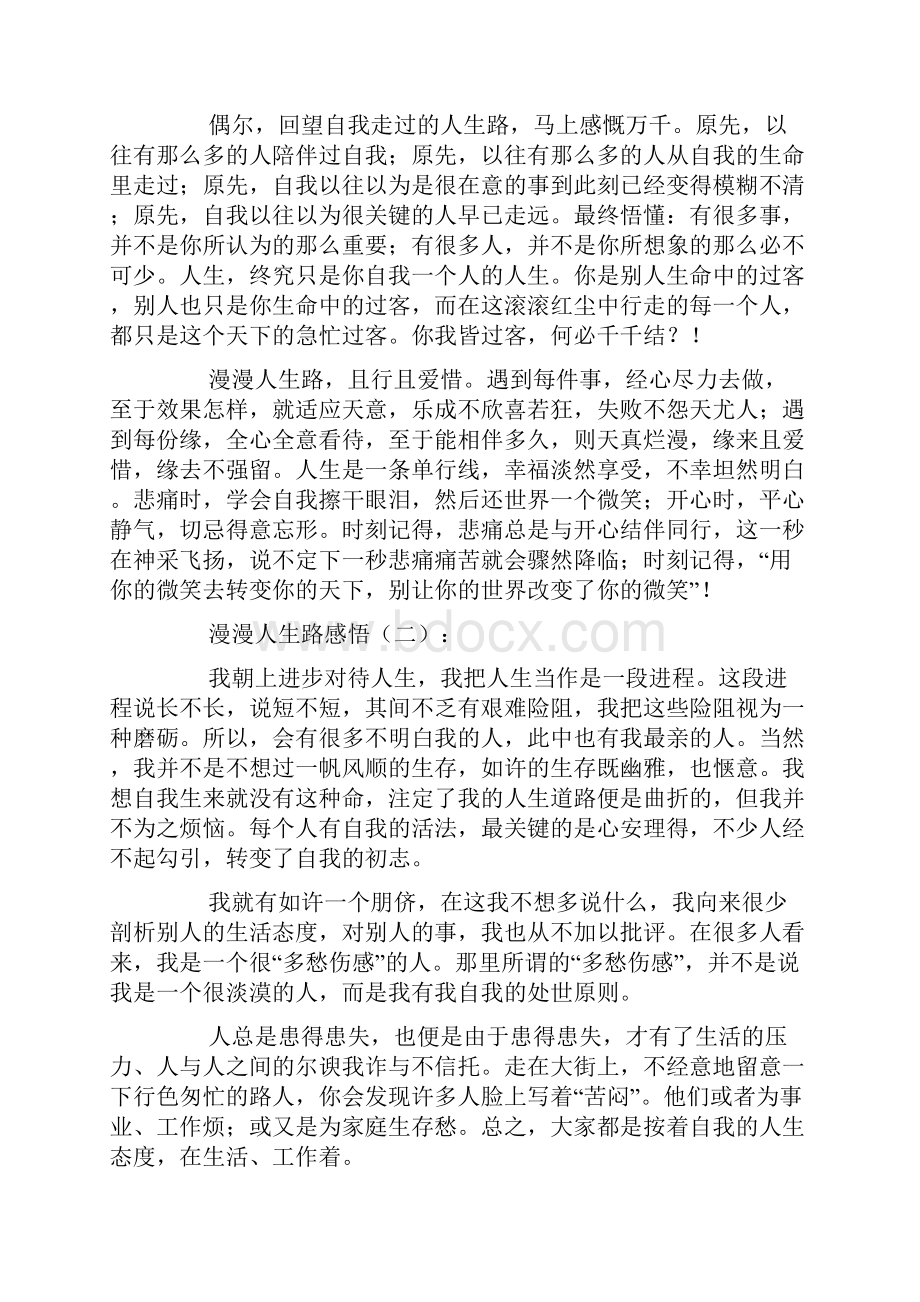 漫漫人生路.docx_第2页