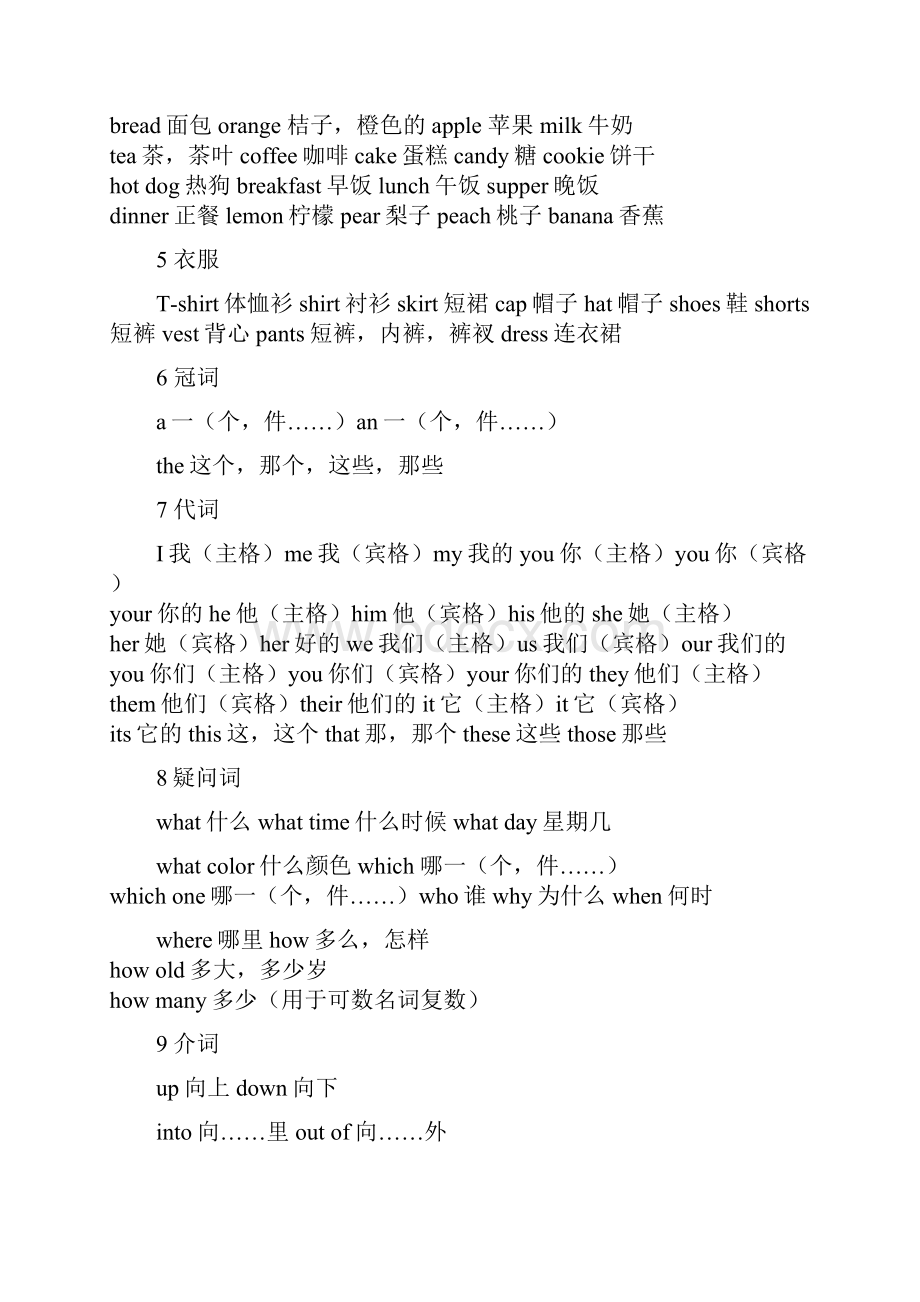 小学英语分类词汇表速记.docx_第2页