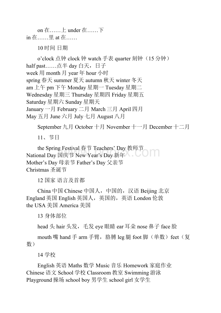 小学英语分类词汇表速记.docx_第3页