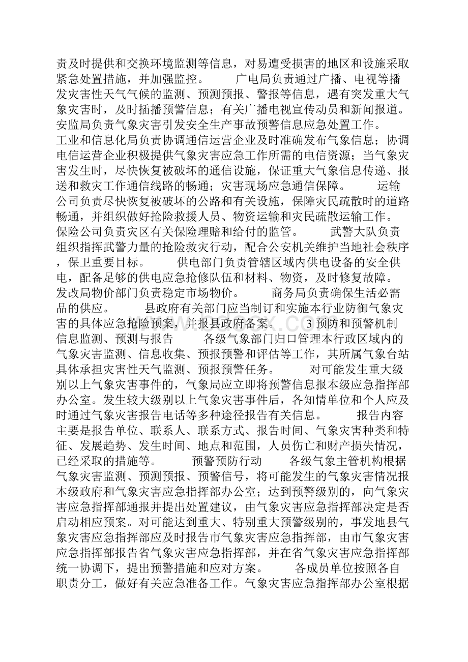 作文重大气象灾害应急预案.docx_第3页