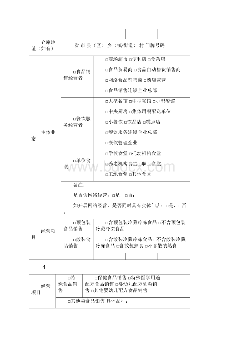 食品经营许可证换证申请书.docx_第3页