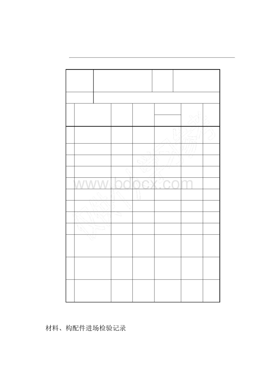 材料进场材料构配件进场检验记录.docx_第2页