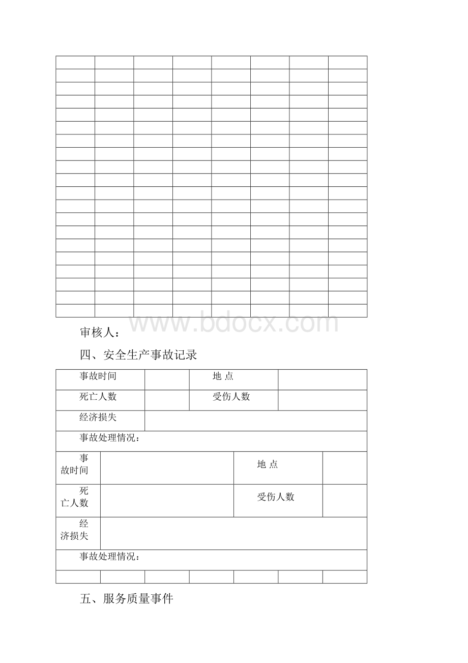 一二类汽车维修企业质量信誉考核申请表.docx_第3页