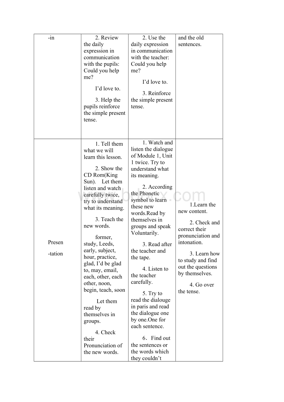 Success with English 五年级下册全册教案.docx_第3页