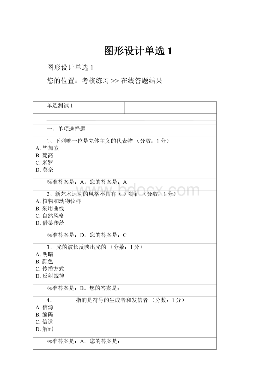 图形设计单选1.docx