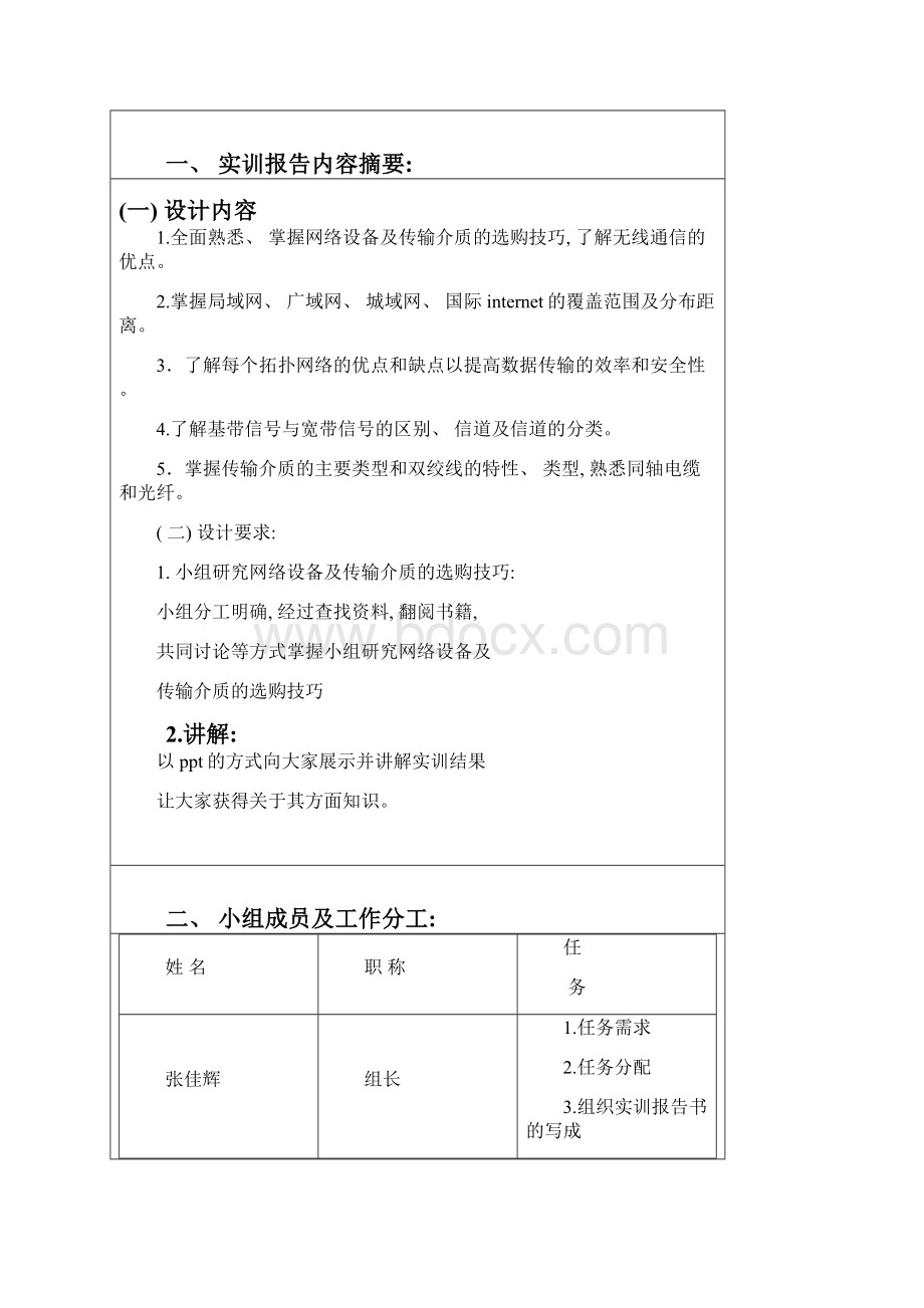 项目实训报告书格式样本.docx_第2页