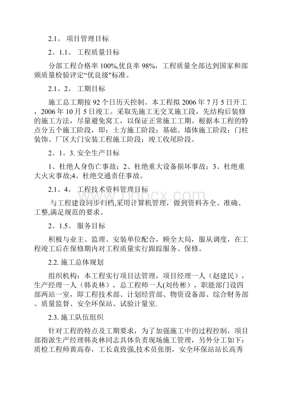 厂区围墙施工方案方案.docx_第2页