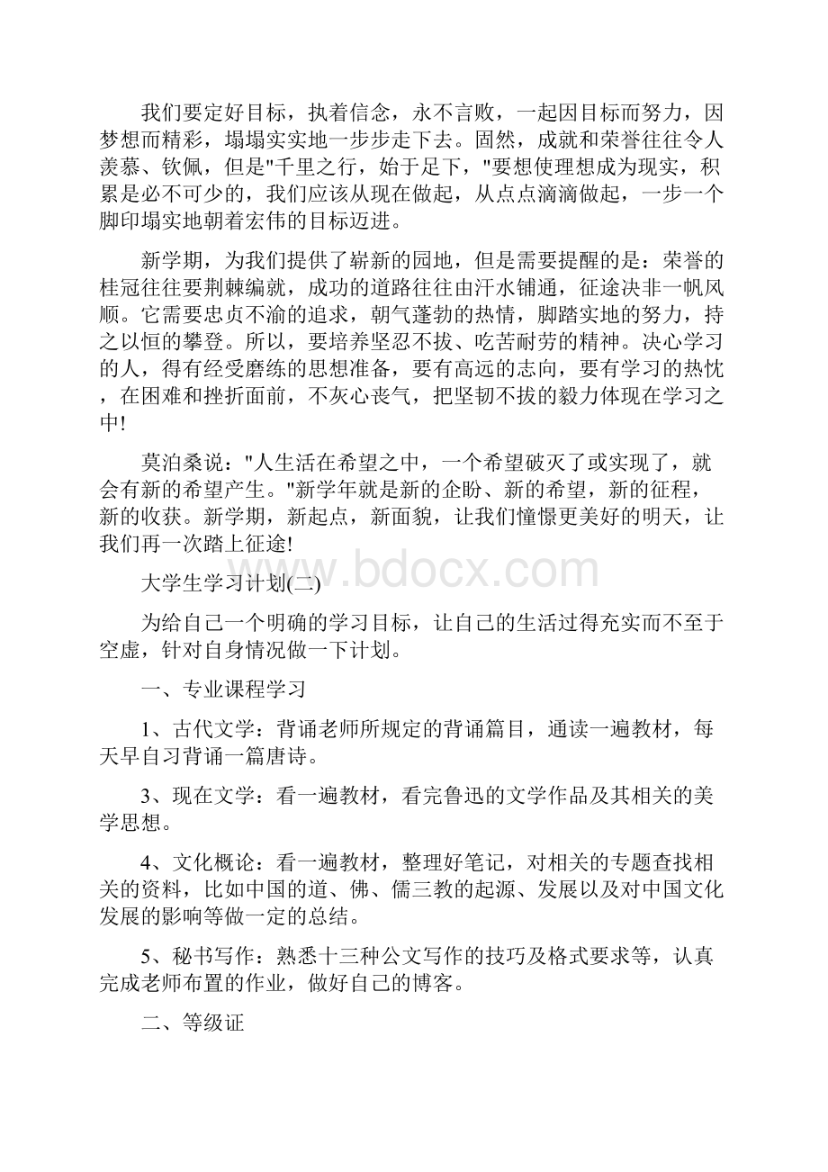 大学生学习计划.docx_第3页