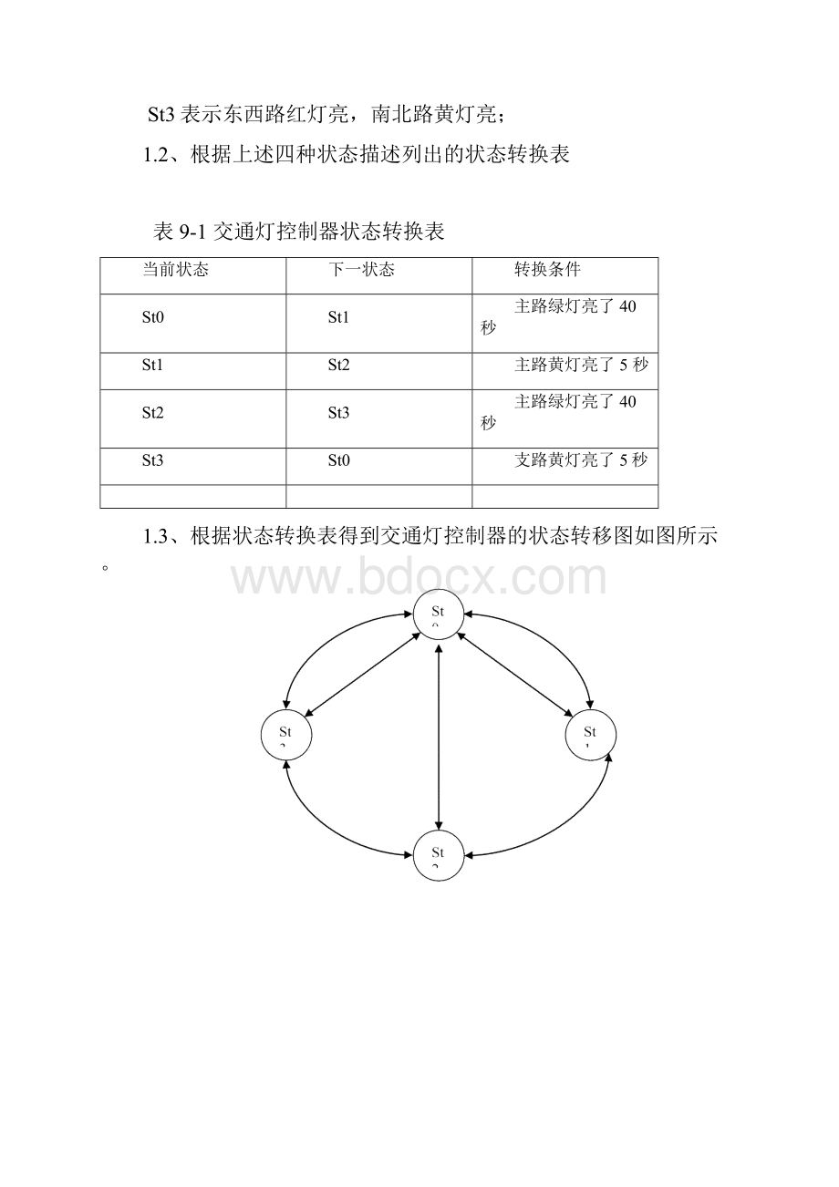 交通灯控制器的设计.docx_第2页