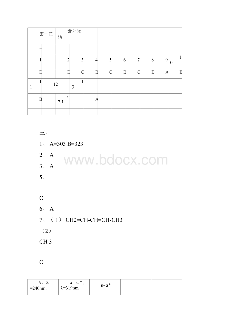 有机化合物波谱解析复习指导答案.docx_第3页