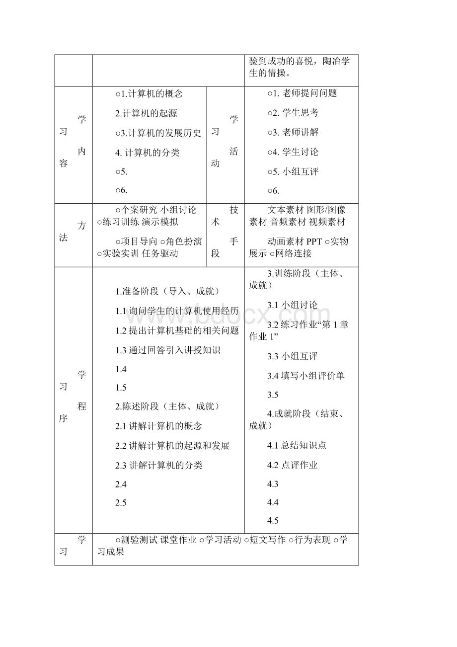 计算机基础教学案完整版.docx_第2页