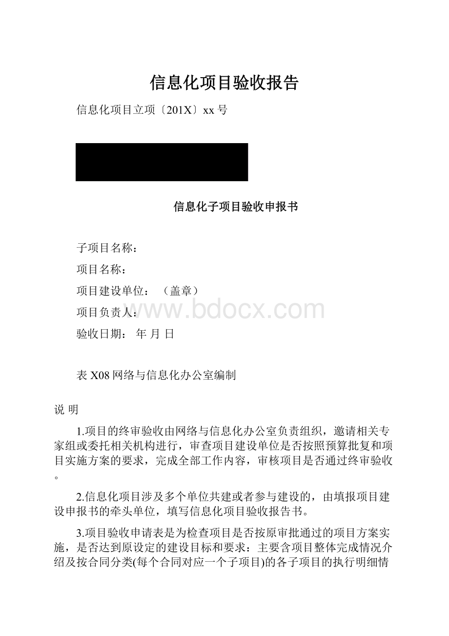 信息化项目验收报告.docx_第1页