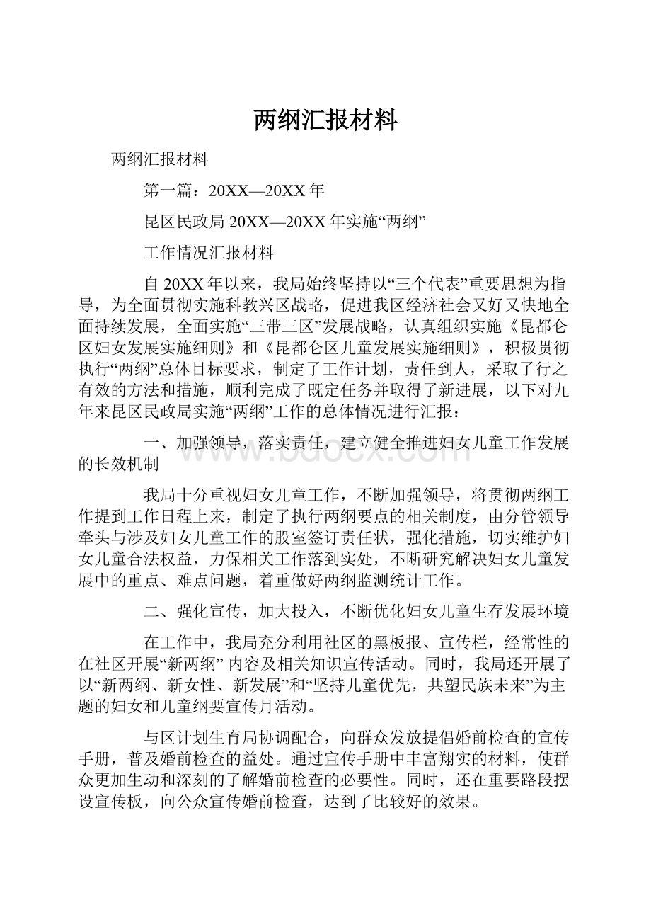 两纲汇报材料.docx