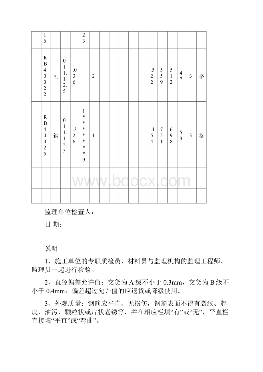 1钢筋原材料平行检验记录文本.docx_第2页