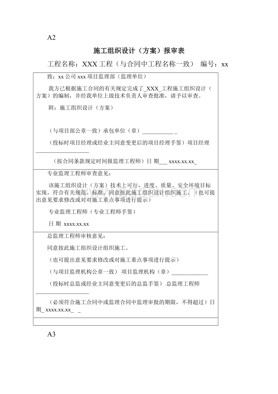 现用建筑工程ABC表格范例讲监理单位常用.docx_第2页