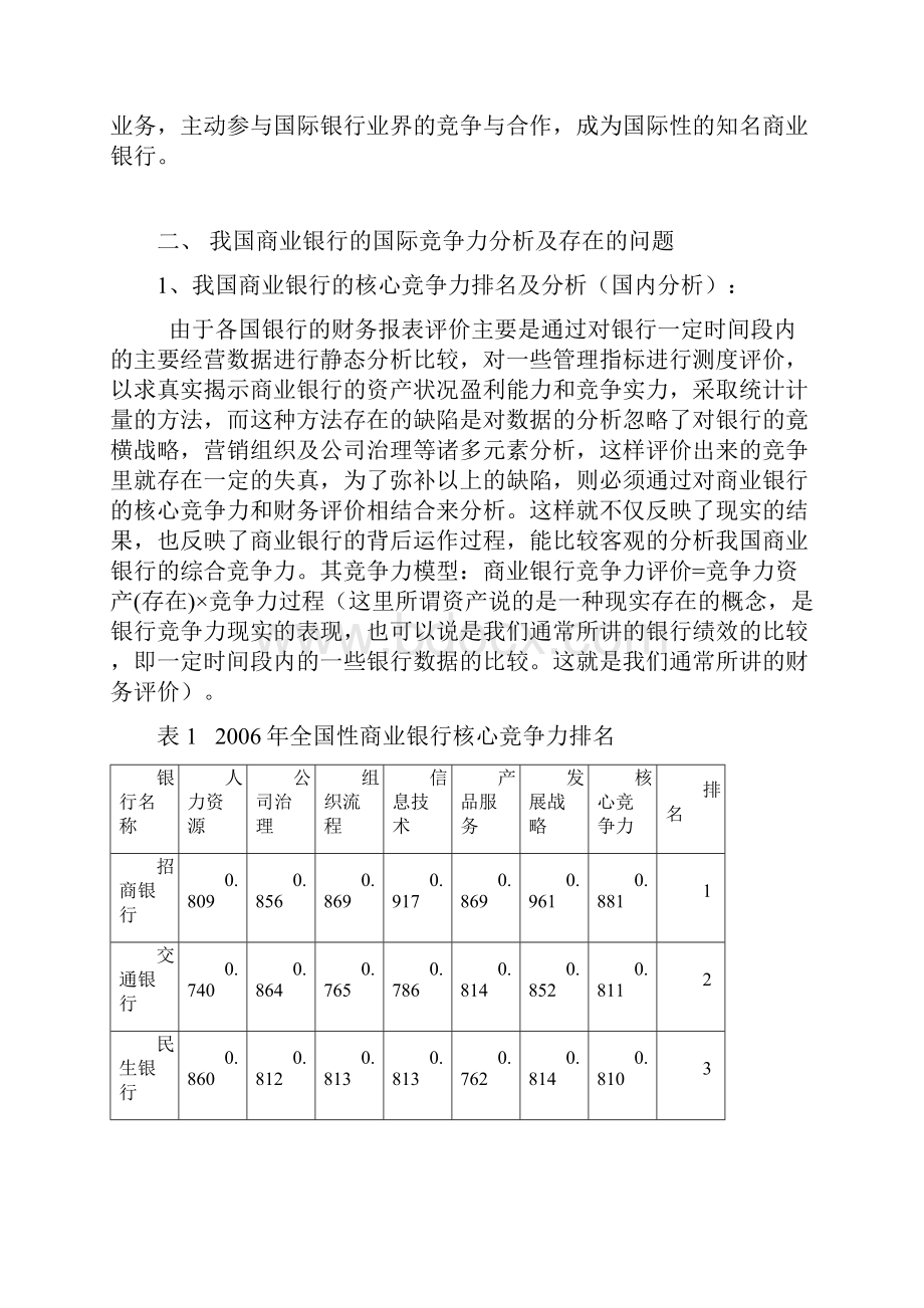 案例分析我国商业银行国际竞争力分析.docx_第2页