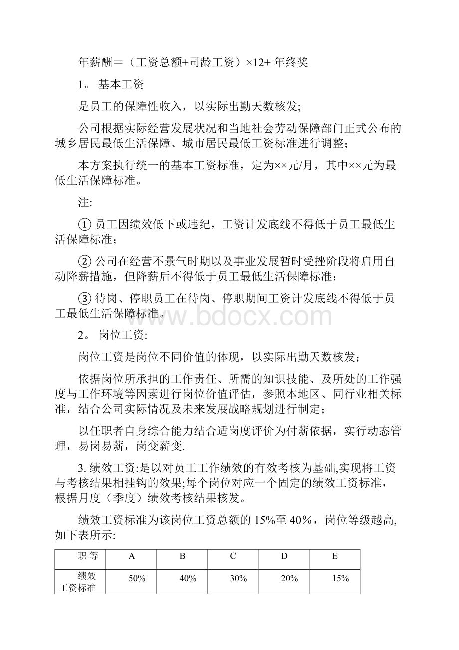 企业薪酬调整方案大全.docx_第2页