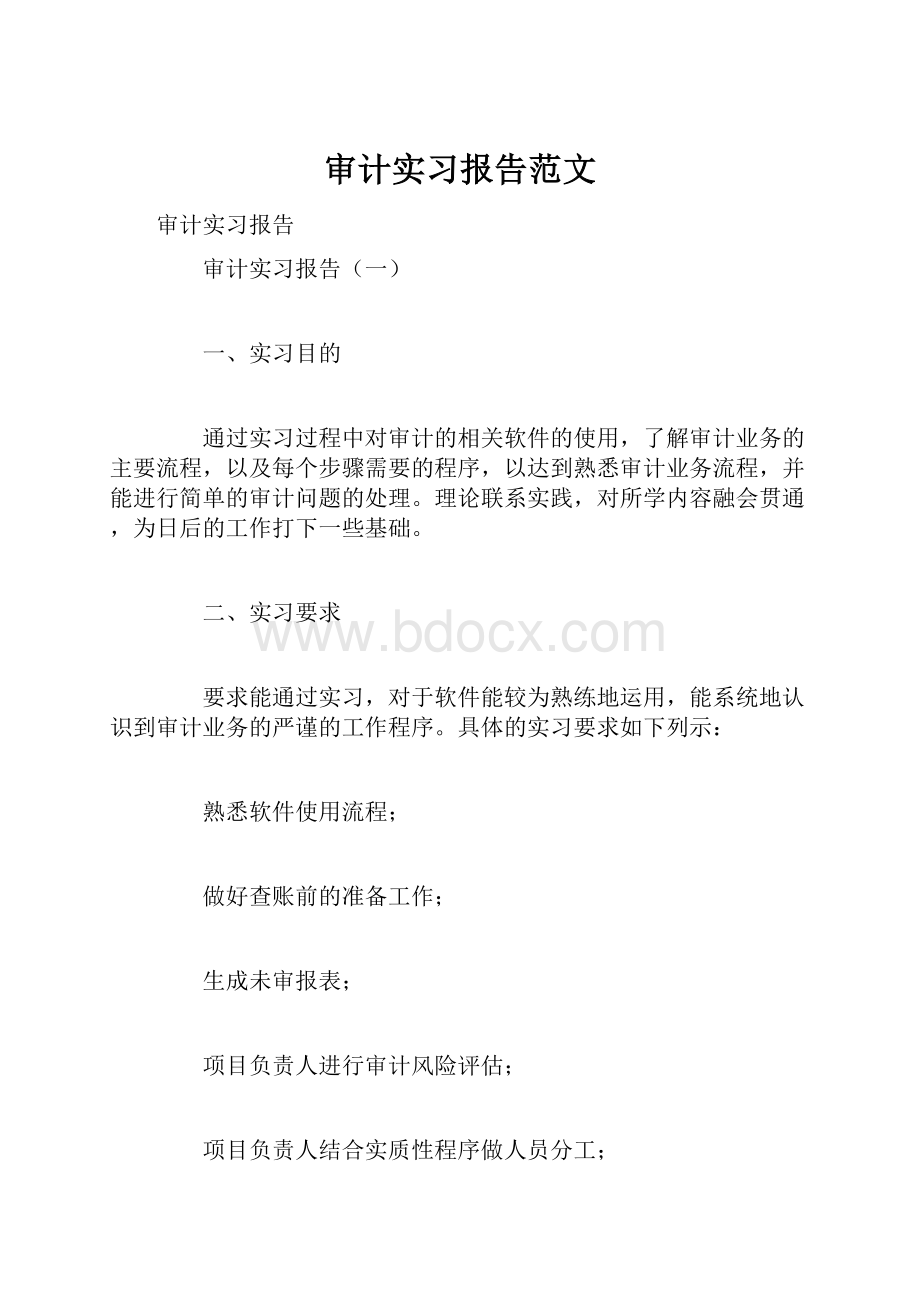 审计实习报告范文.docx