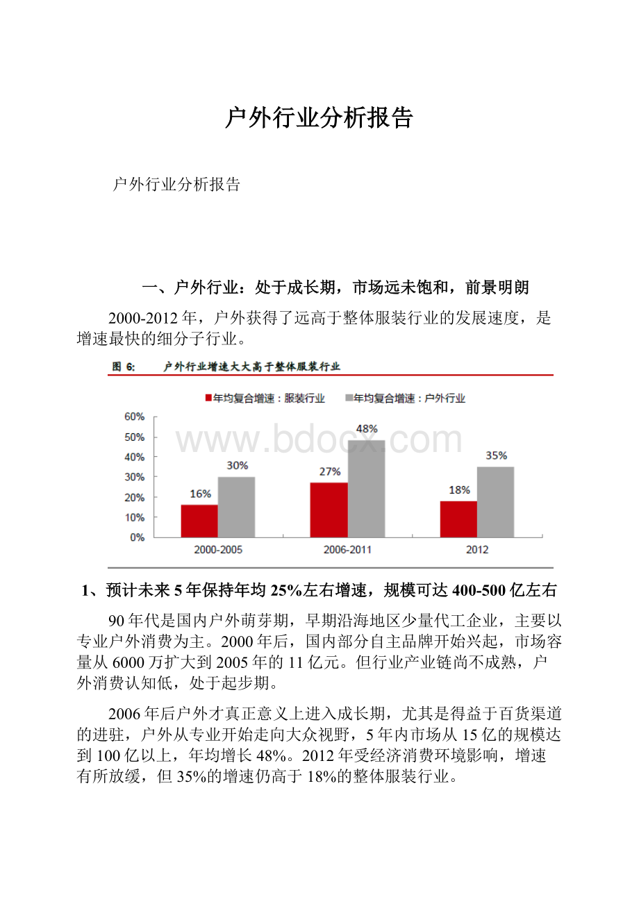 户外行业分析报告.docx