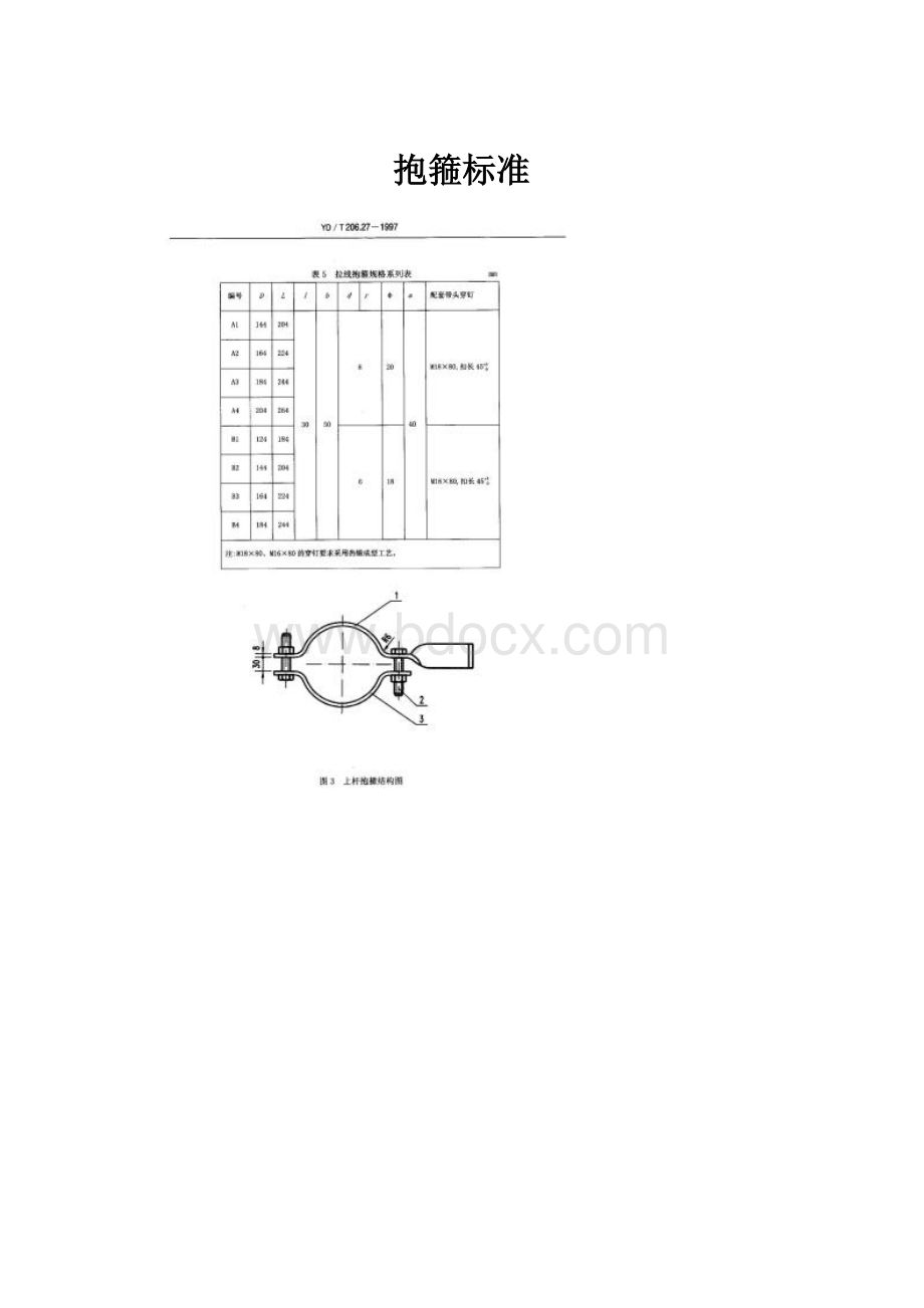 抱箍标准.docx