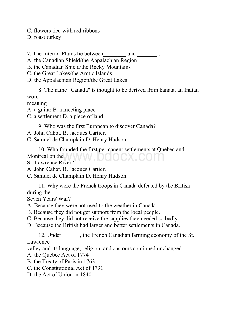 自考英语《英语国家概况》冲刺练习CanadaAustraliaNew Zealand范文.docx_第2页