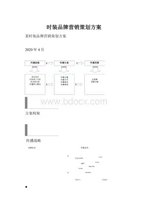 时装品牌营销策划方案.docx