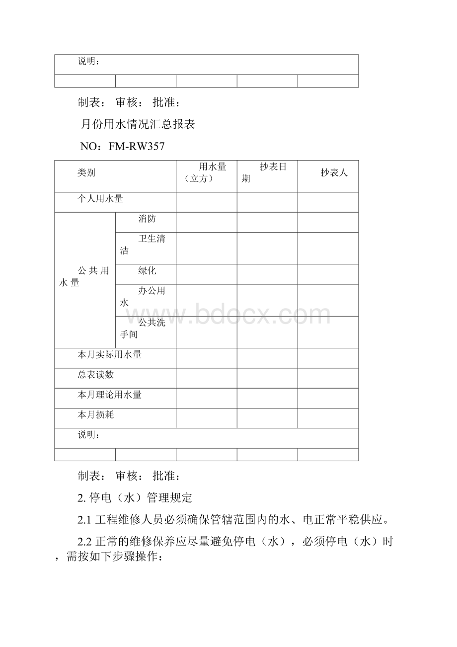 小区物业工程部水电管理制度.docx_第3页