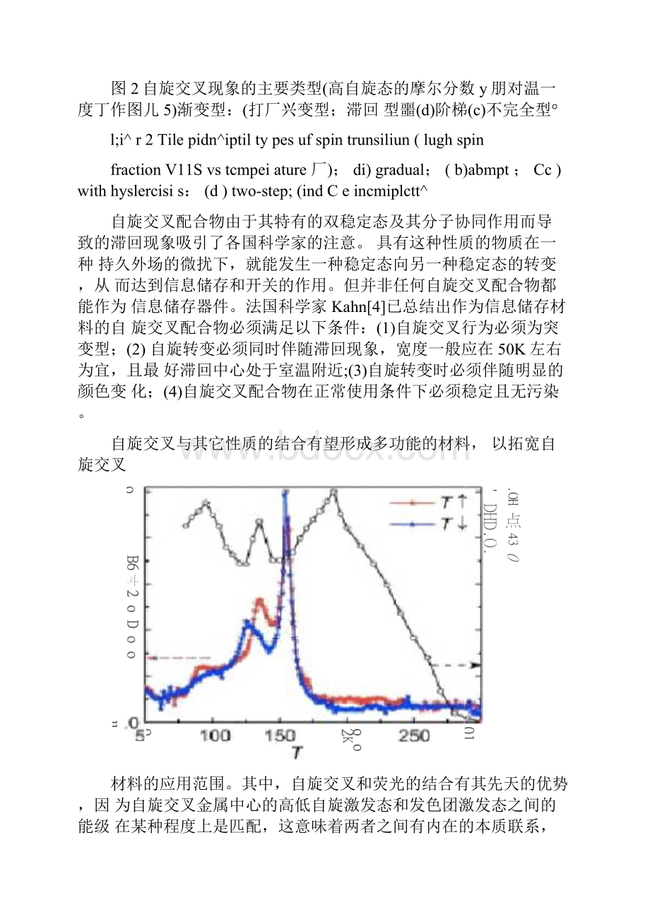 自旋交叉材料的相关综述.docx_第3页